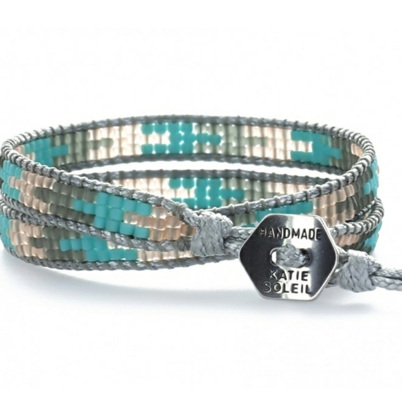 Handmade NEW Katie Soleil 2 Wrap Bracelet Choker - Picture 3 of 4